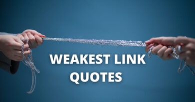 Weakest Link Quotes featured