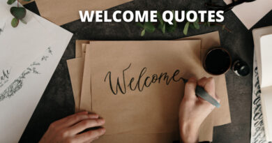 Welcome Quotes featured
