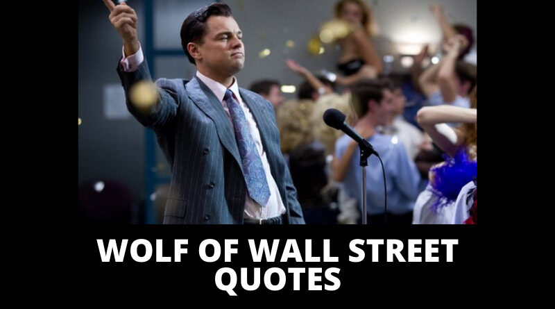 Wolf Of Wall Street Quotes featured