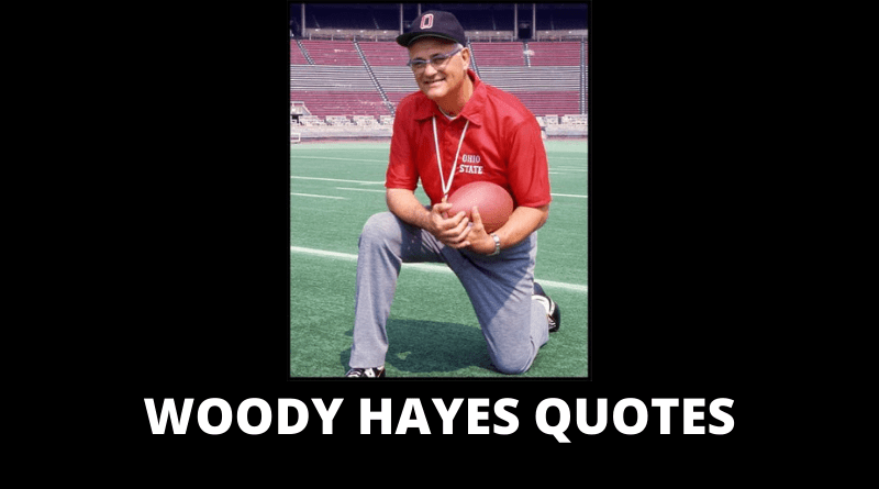 Woody Hayes quotes featured