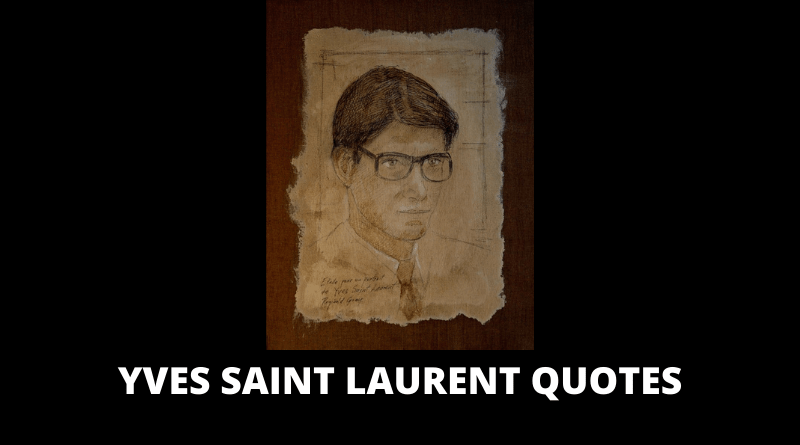 Yves Saint Laurent Quotes featured