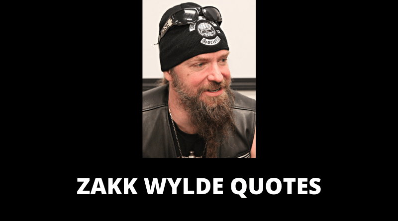 Zakk Wylde Quotes featured