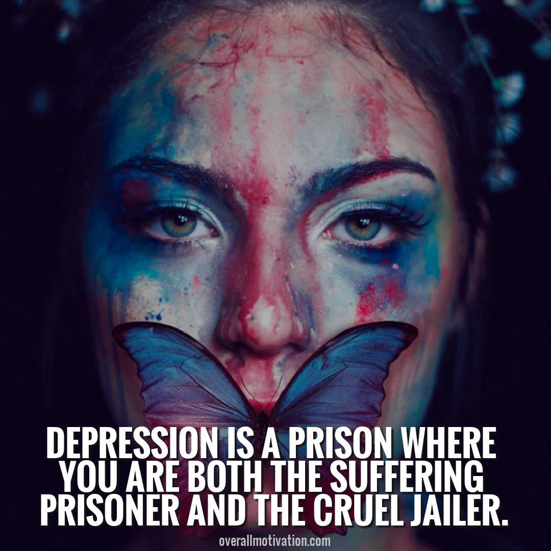 fighting depression quotes-a prison