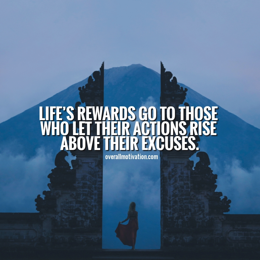 life rewards go to those