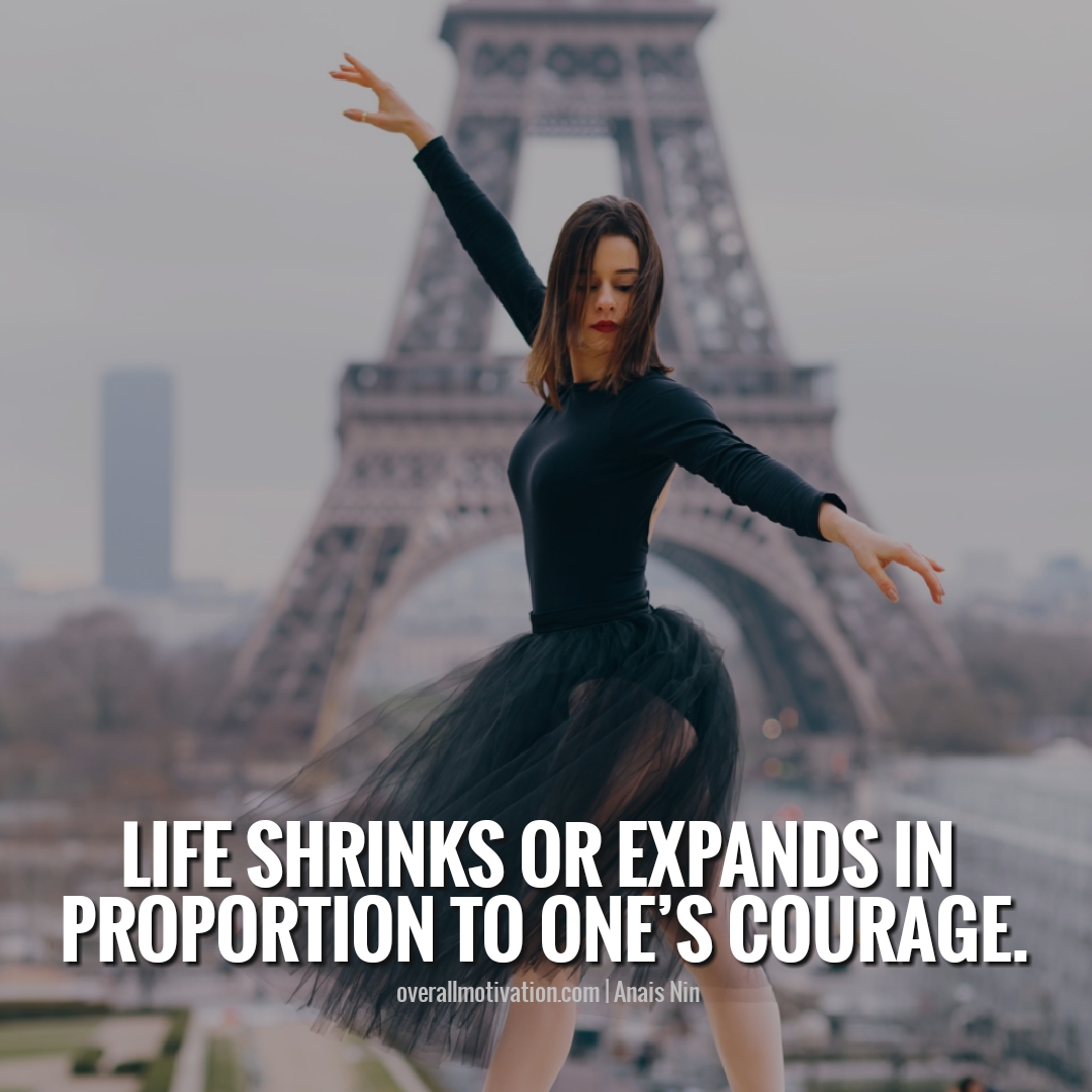 life shrinks or expands women entrepreneur Quotes
