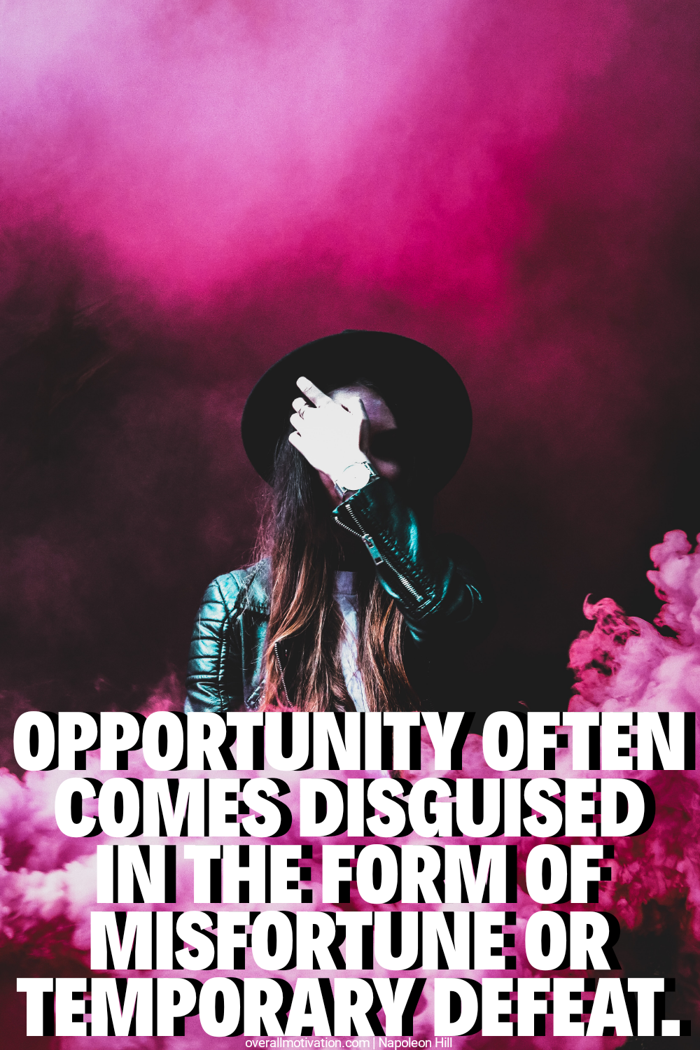 Opportunity often comes disguised...