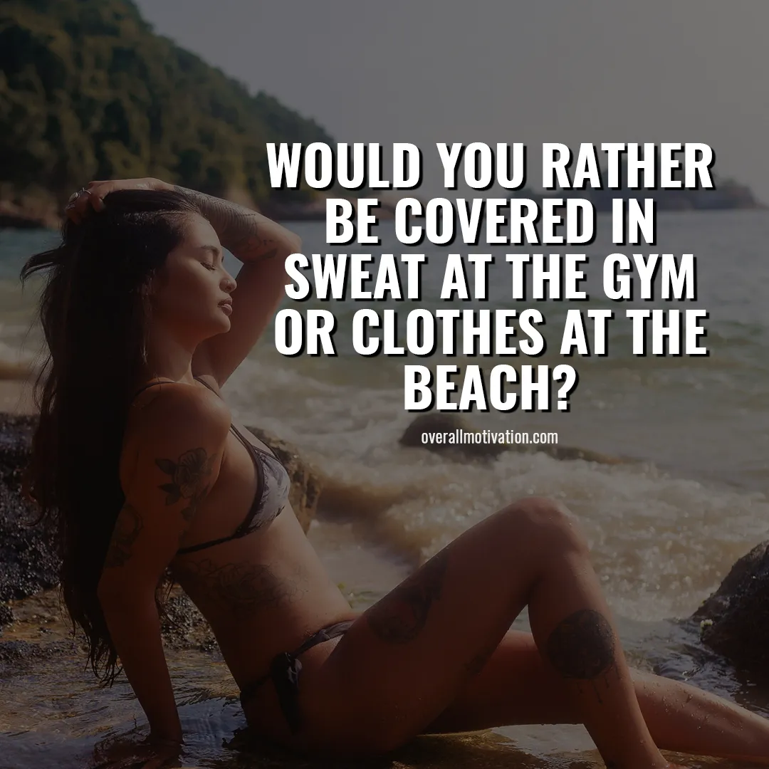 would you rather be covered in sweat